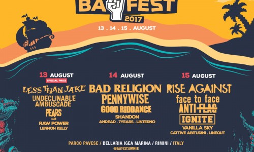 Bay Fest 2017: si aggiungono Pears e Good Riddance , cambio data per Face to Face